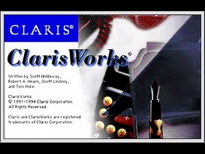 AppleWorks • Claris • Demo and point of view | Apple 1990