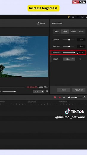Easily adjust the brightness or exposure to brighten dark videos. This tutorial explains how to make a dark video brighter using MiniTool MovieMaker and Microsoft Clipchamp. #videoediting #darkvideoediting #videobrightness For more information, please refer to this post: 👉https://moviemaker.minitool.com/moviemaker/brighten-dark-videos.html