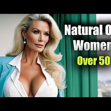Attractive Office Professional Above 50 | Woman in a Corporate Setting | Natural Beauty Old over 4K