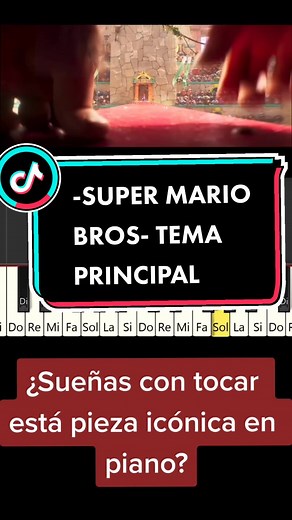 Tutorial: Super Mario Bros - Tema principal #piano #pianotutorial #musica #tutorialdepiano #easypiano #pianomusic #pianodesdecero #pianoprincipiantes #aprendepiano #learnpiano #aprendeonline #tocapiano #clasesdepiano #supermariobrosmovie #cancionsupermariobros