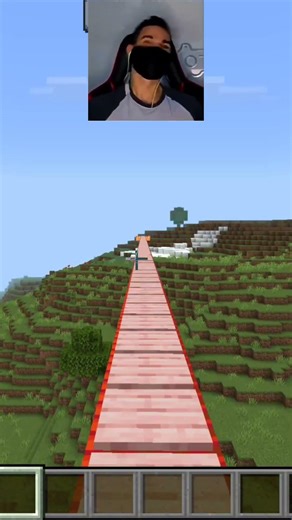 TNT Run Failed 😱 (99%) #shorts #minecraft