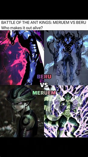 Ant Kings Clash of Legends! 💥Beru vs Meruem — Who survives this ultimate showdown?