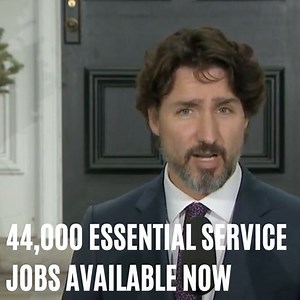 14K views · 51 reactions | "If you’re looking for work right now, there are thousands of jobs available" Canada had 44,000 job openings in essential services & Justin Trudeau wants you to apply | Narcity Canada | Facebook