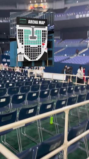京セラドーム座席見え方 1ゲートアリーナC13ブロック座席表❤️の位置です センステは肉眼で見えます！トロッコ通る時ファンサ貰えました👍🏻京セラ行く方の参考になれば嬉しいです #treasure #京セラ #enhypen