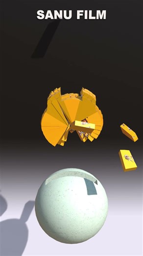 Rigid Body Physics simulation in Blender #Blender #PhysicsSimulation #CGI #VFX