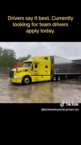 Looking for team drivers. You can apply within 10 mins at www.bottomleyenterprises.com #cleantrucksmatter #nctrucking #fypシ #notjustanumber #bottomleyenterprises #nowhiring #cdllife #peterbilt #freightliner