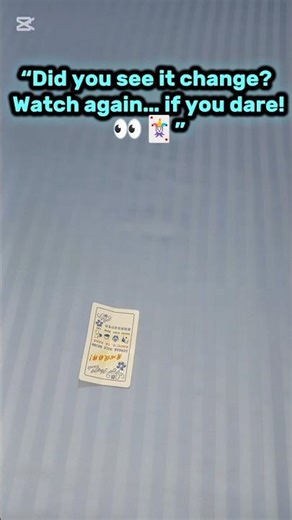 Blue Card Turns Red in Seconds! 😱🔥 (Unbelievable Magic Trick) #magic