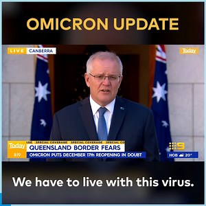 I understand many people may be concerned about the news of the new COVID variant, Omicron. What’s important is we stay calm, continue to be COVID safe, get vaccinated if you haven’t already done so and get your booster shot if you’re due. The current evidence does not suggest it is a more severe form of the virus and we are well prepared with 86.7% of Australians aged over 16 fully vaccinated. We need to learn to live with this virus, and there have been 13 different variants of COVID identifie