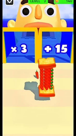 easlevel#3#viral#shorts#sandwich runner game made for kids