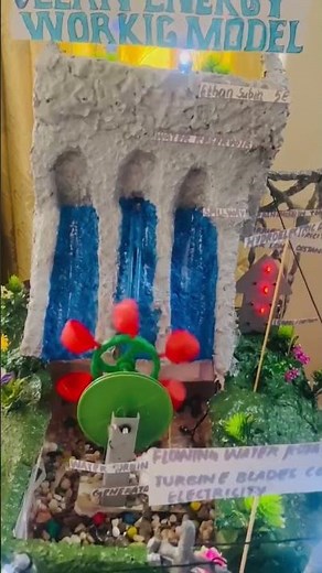 Clean Energy Working Model ⚡ | Hydro, Wind & Solar Power 🌱