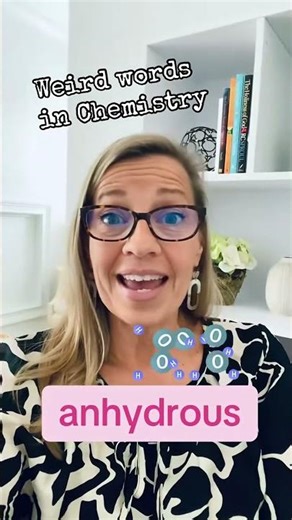 What does anhydrous mean? #chemicalcompounds #chemistryeducation #scienceshorts #stemeducation