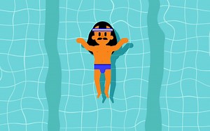 「AE动画教程」游泳动作参考练习 After Effects character animation workflow