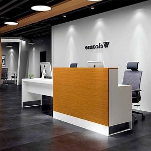 [Hot Item] New Design Minimalistic Custom Reception Desk