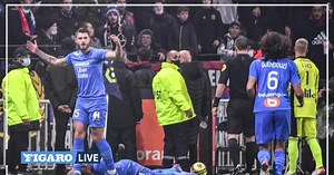 Payet touché par une bouteille d'eau, Lyon-Marseille arrêté