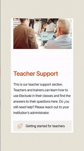 Maximise your Electude experience! 💡