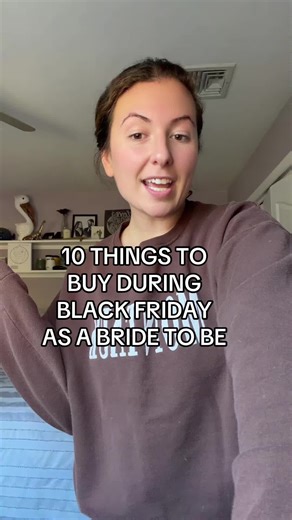 10 things to buy on sale during Black Friday week as a bride to be #earlyblackfridaydeals #earlyblackfriday #blackfridaysale #blackfridaydeals #weddingblackfridaysales