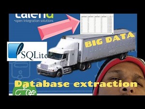 How to extract data from a SQLITE database and write it into a file (Talend job)