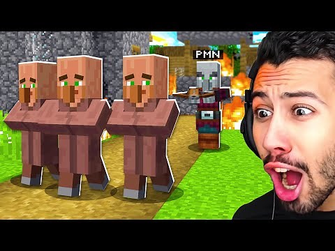 تنكرنا في هيئة بيلجر ونهبنا القرويين في قرية ماين كرافت !!؟