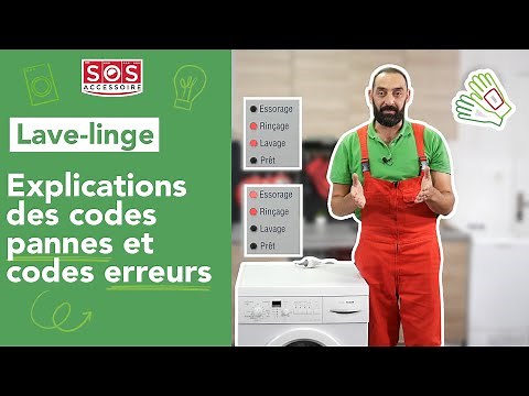 🆘 My Bosch washing machine lights are flashing: explanation of fault codes and error codes