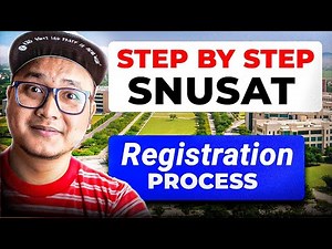 SNUSAT Registration 2026 🔥 Step-by-Step Application Process | Shiv Nadar University Guide!