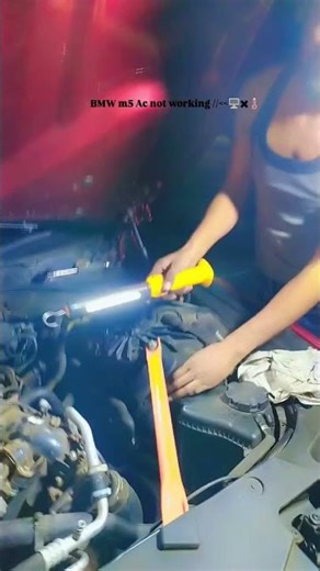 BMW A/C compressor not working #bmw #car #ac #technician #wiring #mechanic #acreplacement