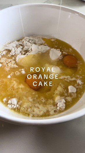 Classic Orange Cake with Coconut Topping
