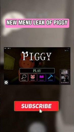 NEW MAIN MENU UI LEAK OF PIGGY | Roblox Piggy