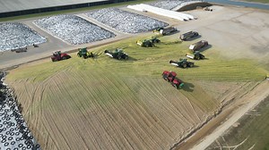 27K views · 285 reactions | Take a bird's-eye view of our silage pile building at New Chester Dairy. And hats off to our friends at Sullivan Custom Farming LLC and Forage Solutions for their professionalism and teamwork. #SustainabilityStartsHere #DAIRYPRIDE #farmlife | Milk Source, LLC | Facebook