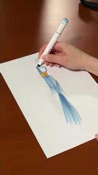 Dress Design Inspired by Japanese Culture | Fashion Sketch 🌸