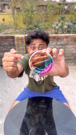 Selotape + Mobile Flash = REAL Rainbow 🌈😱 | Amazing Experiment #is2motivation #shorts