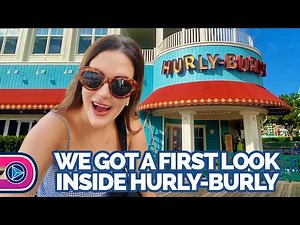 We Got a First Look Inside Hurly-Burly at Disney World!