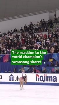 The home fans rose as one for the 3x World Champ!