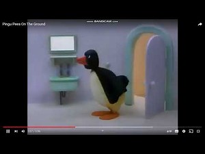 Pingu pees on the floor