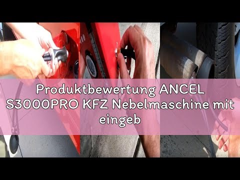 Produktbewertung ANCEL S3000PRO KFZ Nebelmaschine mit eingebauter Luftpumpe und Manometer, Auto Rauc