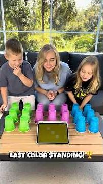 Last Color Standing Cup Stack Challenge! 🎲