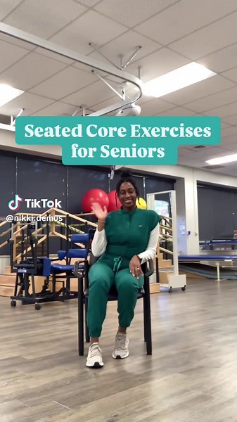 Chair Exercises for Stronger Core and Senior Fitness