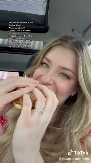 Do you say “what-a-burger” or “water-burger?” 🍔 #WhataburgerLove #sponsored #austintxtiktok #austinfood #austinfoodie #whataburger