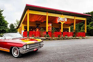 Cheez-It’s Retro Diner in the Catskills Serves Cheesy Everything — Even Dessert