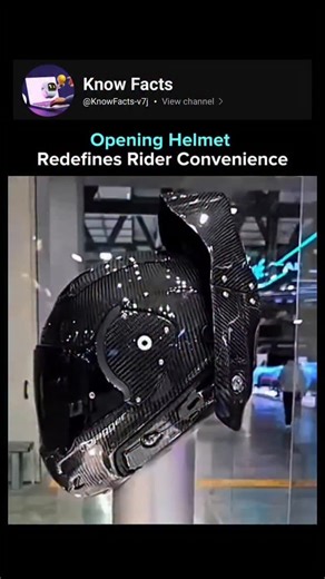 Know Facts on Instagram: "Helmet design just got a revolutionary update! This video reveals the Djagger, a new rear-opening helmet concept debuted at the Milan Motorcycle Show by Roof. It eliminates the need for a chinstrap and allows riders to slide it on without removing glasses or gloves. Plus, the rear hinge system improves safety by reducing neck pressure during emergency removal. A total game-changer for riders! (Credit: Video credit to Roof via @deepen.ai) #MotorcycleTech #MilanDesign #He