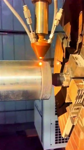 Special cladding machine for hydraulic oil cylinder piston rods!