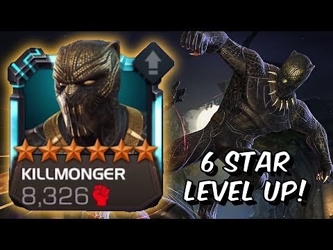 6 Star Killmonger Level Up & Gameplay - Marvel Contest of Champions