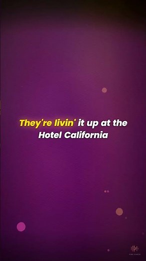 Eagles - Hotel California (Lyrics) #Shorts