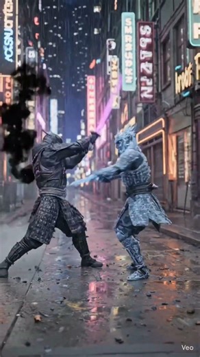 SHADOW SAMURAI vs FROST ASSASSIN ❄️⚔️ (Who wins?)