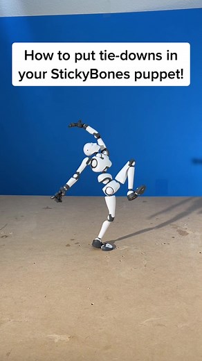 How to Secure Your Stop Motion Puppet with Tie-Downs