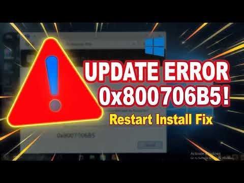 How to fix Windows 11 Update error 0x800706b5 We're having trouble restarting to finish the instal