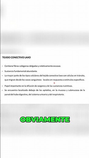 Tejido Conectivo Laxo | #HistologíaEnAcción 🔬 #TejidoConectivo ⚔️ #CursoHaller 🎓
