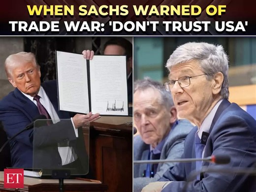 'Don't trust America': Jeffrey Sachs' European Parliament speech goes viral amid Trump tariff war