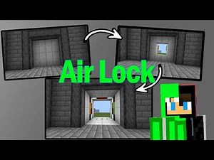 Working 4x4 Airlock Tutorial For Minecraft Bedrock (Redstone Only)