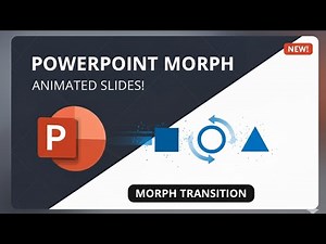 🔥 PowerPoint Animation Magic: Morphing Transitions & Epic Drop Effects! 🎉