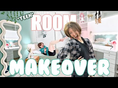 Teen Girl *DREAM* Room Makeover / Cosplay, TikTok inspired (w/ NEW wall construction)